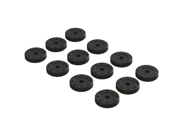 Arrma Shock Piston Set: 1.4mm (8), 1.5mm (8), Blank (4) - ARA330739