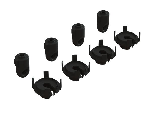 Arrma Shock Rod End & Spring Perch Set (4 Shocks) - ARA330740