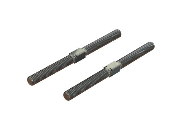 Arrma Steel Turnbuckle M8x105mm Silver (2) - ARA330745