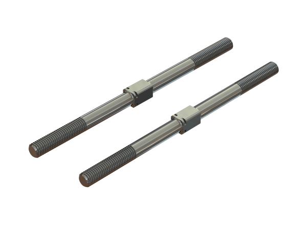 Arrma Steel Turnbuckle M7x130mm Silver (2) - ARA330746
