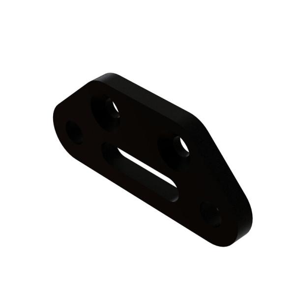 Arrma Aluminum Front Suspension Mount: Black - ARA330754