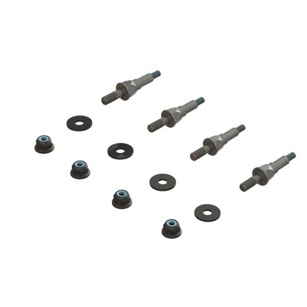 Arrma EXB V2 Shock Standoff (M4 - 4pcs) - ARA330816