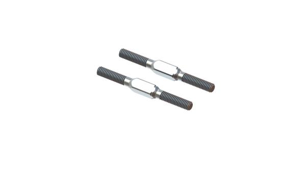 Arrma Steel Turnbuckle M4x45mm Silver (2) - ARA340176