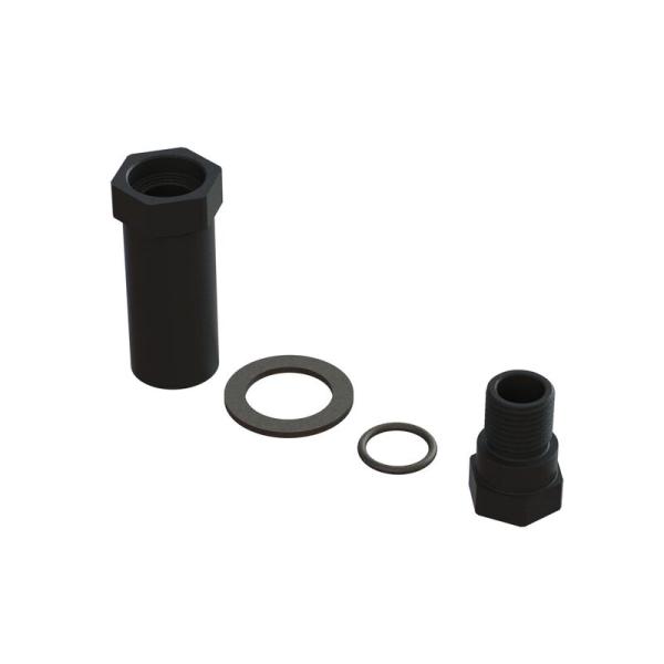 Arrma Aluminum Servo Saver Hub Set Black - ARA340187