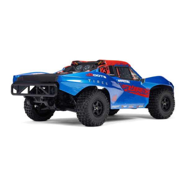 Arrma 1/10 FURY 223S DSC 2WD RTR Brushless Short Course Truck RC-Offroad Car, Blue - ARA3521T1