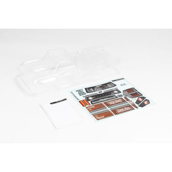 Arrma OUTCAST 4X4 4S Clear Body w/Decals and Window Mask - ARA402322