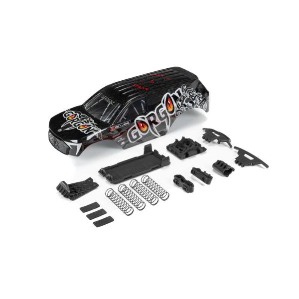 Arrma GORGON Painted Decaled Body Set Gun Metal - ARA402353