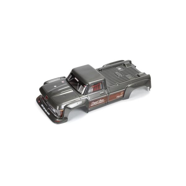 Arrma Painted Decaled Trimmed Body Gunmetal: Outcast 4x4 - ARA402360