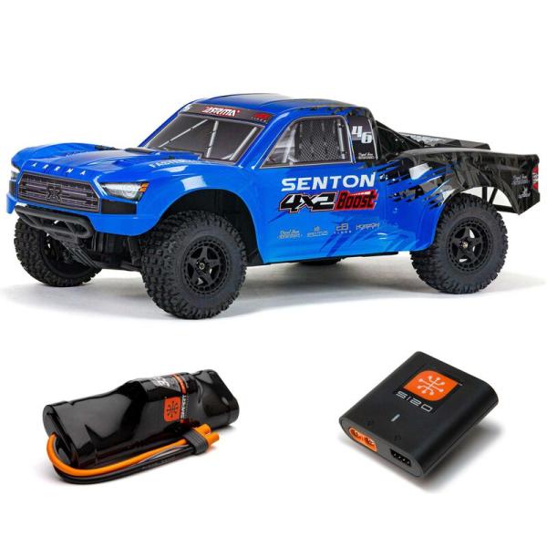 Arrma SENTON BOOST 4X2 550 Mega 1/10 2WD SC Smart Bl/Blk RC-Car RTR - ARA4103SV4T2