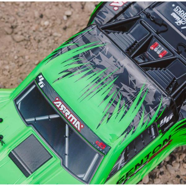 Arrma SENTON UPGRADE 4X2 550 MEGA 1/10 2WD SC Grn/Blk RC-Car RTR - ARA4103V4T1