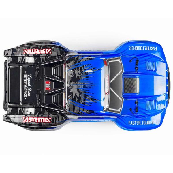 Arrma SENTON BOOST 4X2 550 Mega 1/10 2WD SC Blue/Black RC-Car RTR - ARA4103V4T2