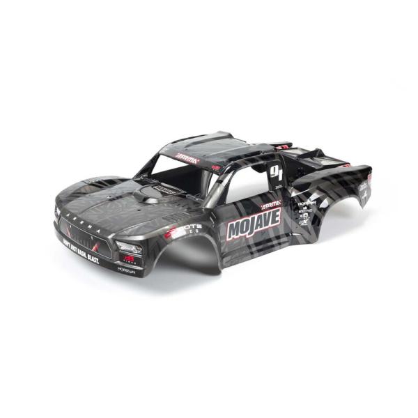 Arrma MOJAVE 1/7 EXB Painted Decaled Trimmed Body Black - ARA411006