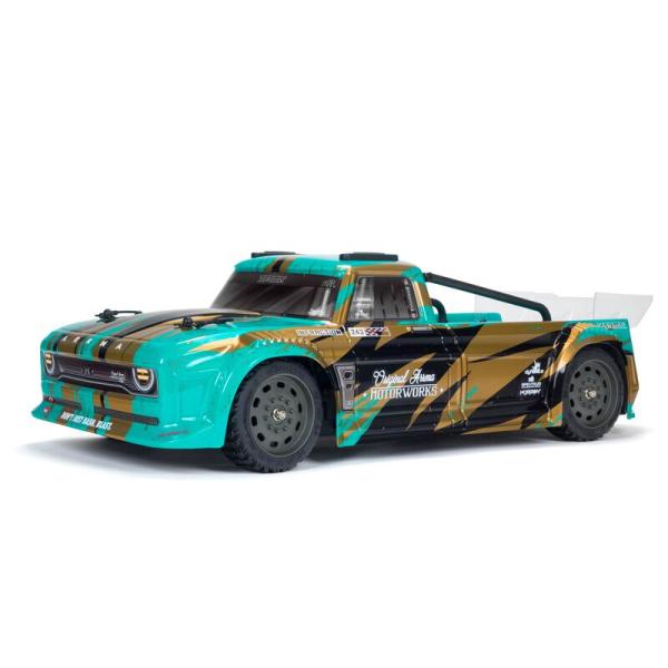 Arrma INFRACTION 4X4 MEGA 1/8th Resto-Mod Truck Teal/Brz RTR - ARA4215V3BIT2