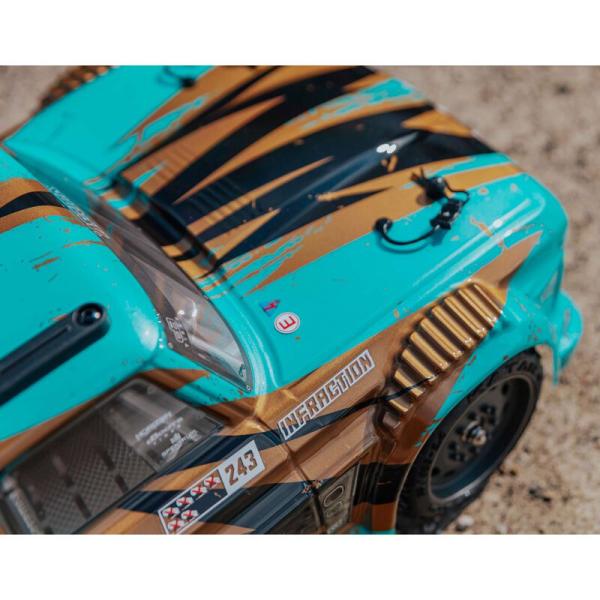 Arrma INFRACTION 4X4 MEGA 1/8th Resto-Mod Truck Teal/Brz RTR - ARA4215V3BIT2