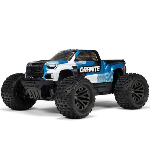 Arrma 1/10 GRANITE 223S DSC 4X4 RTR Brushless Monster Truck Offroad RC-Car, Blue - ARA4302V4T1