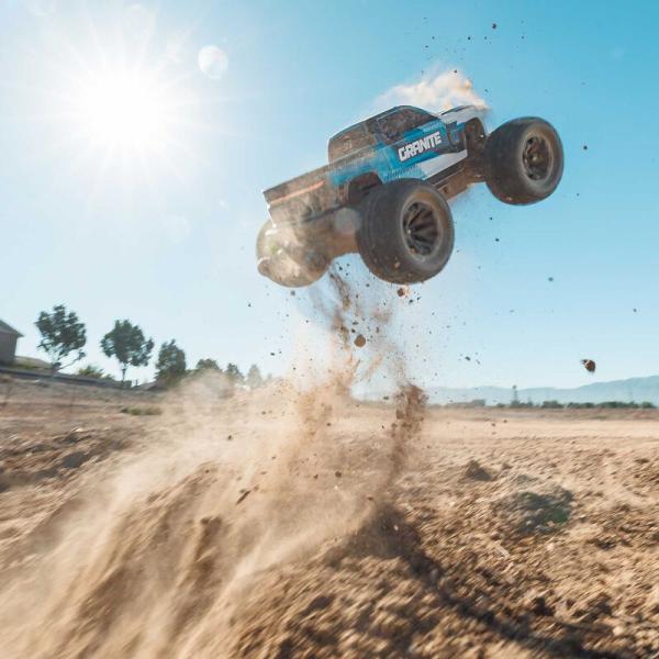 Arrma 1/10 GRANITE 223S DSC 4X4 RTR Brushless Monster Truck Offroad RC-Car, Blue - ARA4302V4T1