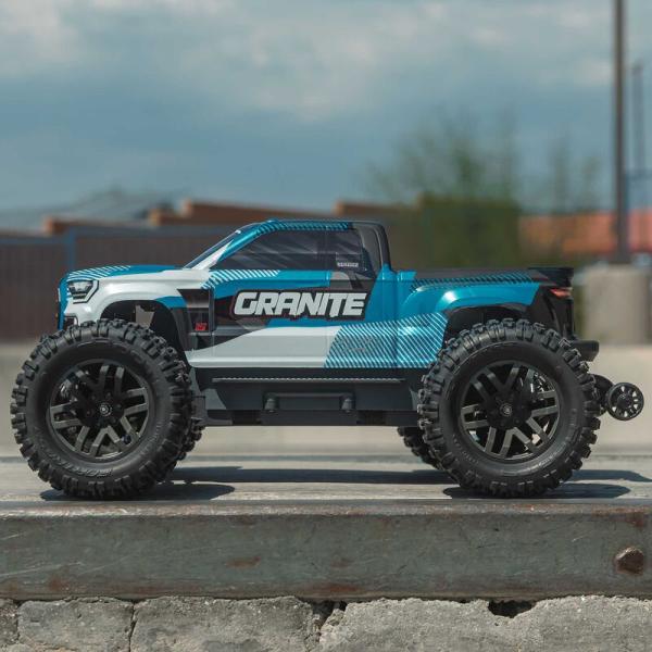 Arrma 1/10 GRANITE 223S DSC 4X4 RTR Brushless Monster Truck Offroad RC-Car, Blue - ARA4302V4T1