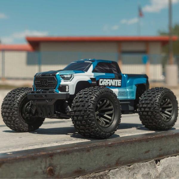 Arrma 1/10 GRANITE 223S DSC 4X4 RTR Brushless Monster Truck Offroad RC-Car, Blue - ARA4302V4T1