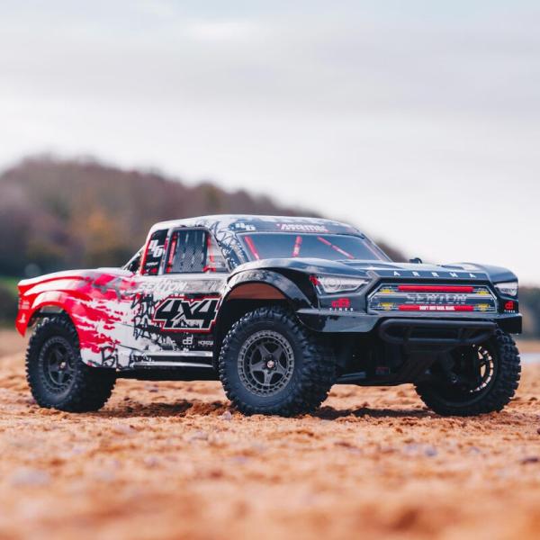 Arrma SENTON 4X4 3S BLX Brushless 1/10th 4wd Shortcourse Truck Red - ARA4303V3BT2
