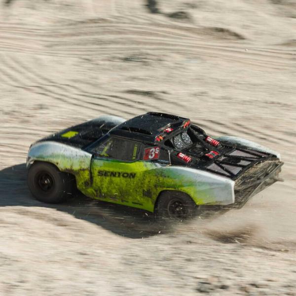 Arrma 1/10 SENTON 223S DSC 4X4 RTR Brushless Short Course Truck Offroad RC-Car, Yellow - ARA4303V4T1