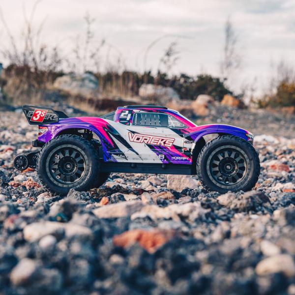 Arrma VORTEKS 4X4 3S BLX 1:10 4wd Stadium Truck Purple - ARA4305V3BT2