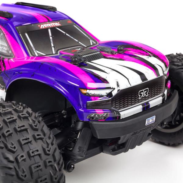 Arrma VORTEKS 4X4 3S BLX 1:10 4wd Stadium Truck Purple - ARA4305V3BT2