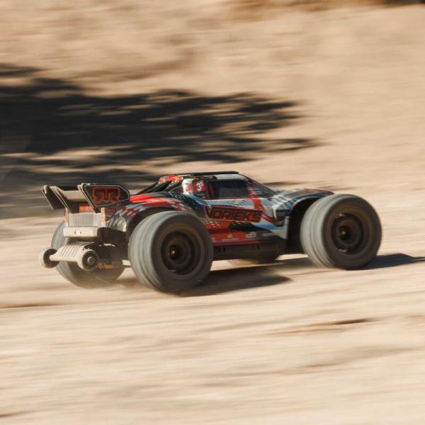 Arrma 1/10 VORTEKS 223S DSC 4X4 RTR Brushless Stadium Truck Offraod RC-Car, Red - ARA4305V4T1