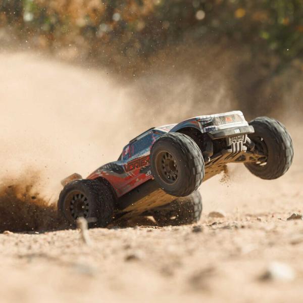 Arrma 1/10 VORTEKS 223S DSC 4X4 RTR Brushless Stadium Truck Offraod RC-Car, Red - ARA4305V4T1
