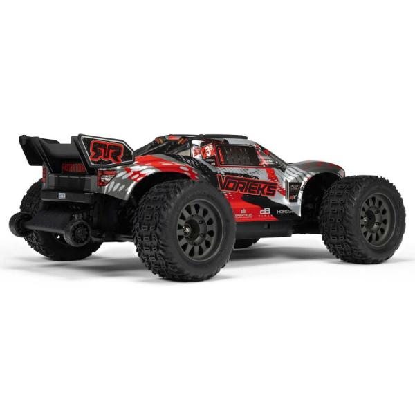 Arrma 1/10 VORTEKS 223S DSC 4X4 RTR Brushless Stadium Truck Offraod RC-Car, Red - ARA4305V4T1