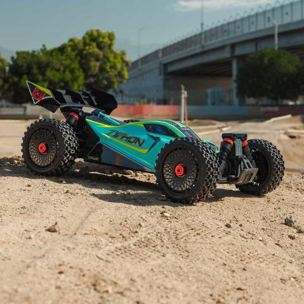 Arrma 1/8 TYPHON 223S DSC 4X4 RTR Brushless Buggy Offroad RC-Car, Green - ARA4306V4T1
