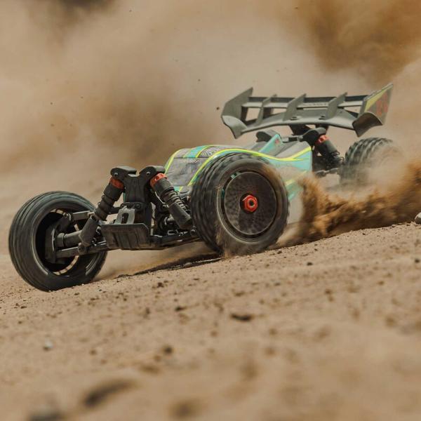 Arrma 1/8 TYPHON 223S DSC 4X4 RTR Brushless Buggy Offroad RC-Car, Green - ARA4306V4T1
