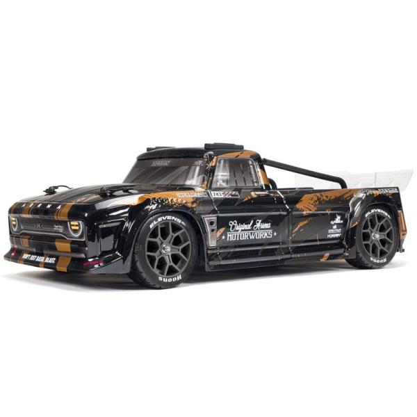 Arrma INFRACTION 4X4 3S BLX 1/8 Resto-Mod Truck Blk/Gold - ARA4315V3T1