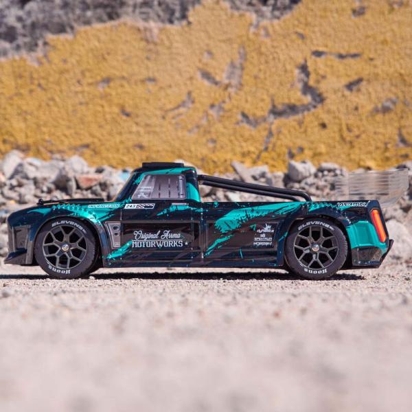 Arrma INFRACTION 4X4 3S BLX 1/8 Resto-Mod Truck Blk/Teal - ARA4315V3T2