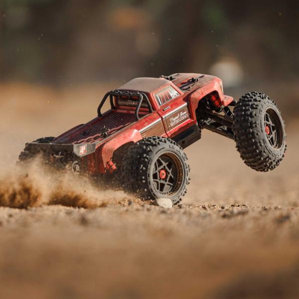Arrma 1/10 OUTCAST 4X4 4S V2 BLX Stunt Truck Offroad RC-Car RTR Red - ARA4410V2T4
