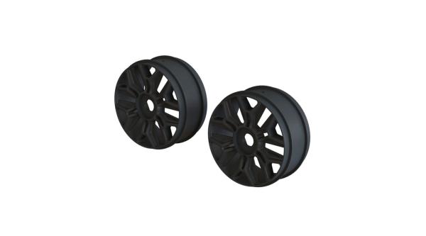 Arrma 1/8 Buggy Wheel Black (2) - ARA510120