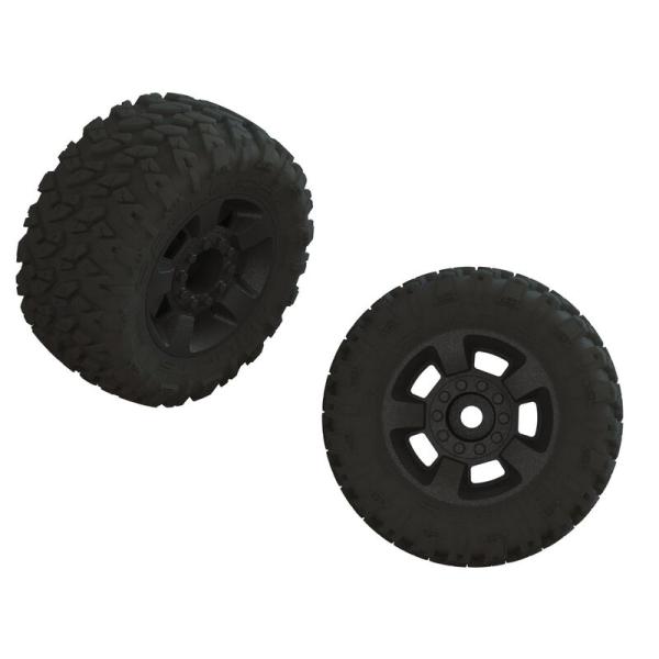Arrma dBoots RAGNAROK Pre-mounted Tire Set (2) - ARA550109