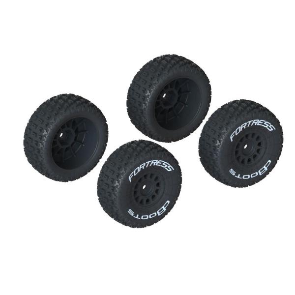 Arrma dBoots 'FORTRESS' Tire Set Glued Option (2 Pairs) - ARA550117