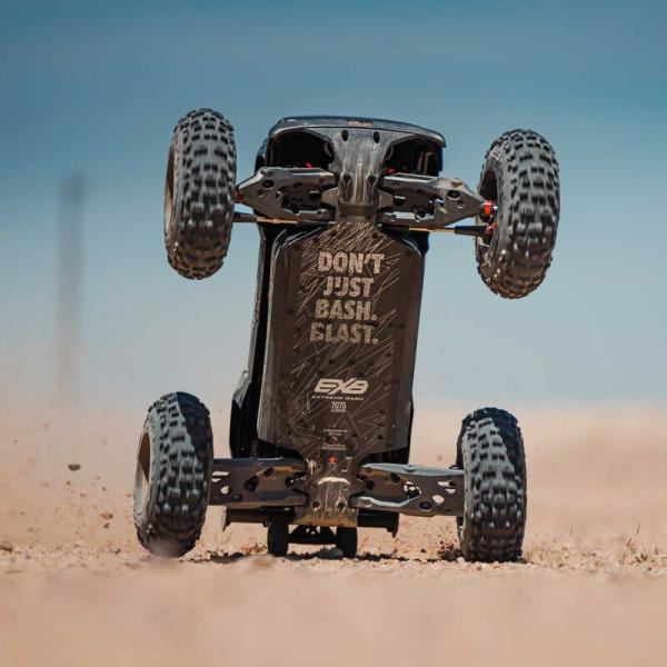 Arrma 1/5 OUTCAST 4X4 8S BLX EXB Brushless Stunt Truck Offraod RC-Car RTR Black - ARA5810V2T1