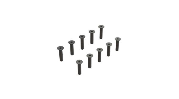 Arrma Flat Head Hex Machine Screw M3.5x16mm (10) - ARA703016