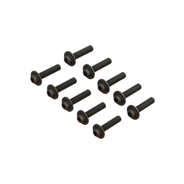 Arrma Button Head Screw Flanged M4x18mm V2 - ARA721418