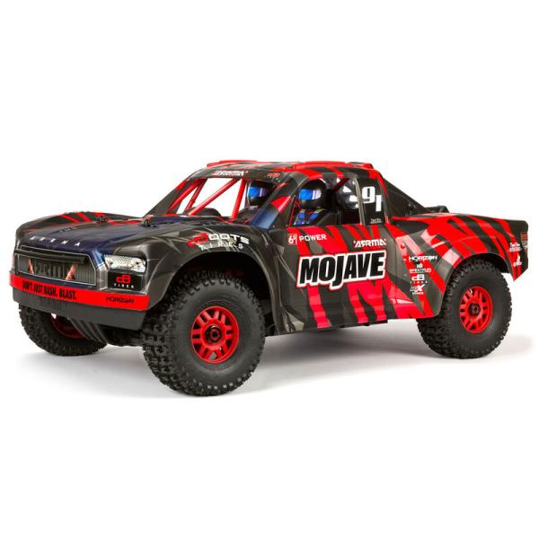Arrma MOJAVE 6S 4WD BLX 1/7 Desert Truck RTR Red/Black - ARA7604V2T2