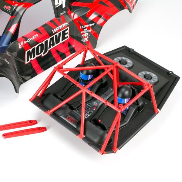 Arrma MOJAVE 6S 4WD BLX 1/7 Desert Truck RTR Red/Black - ARA7604V2T2