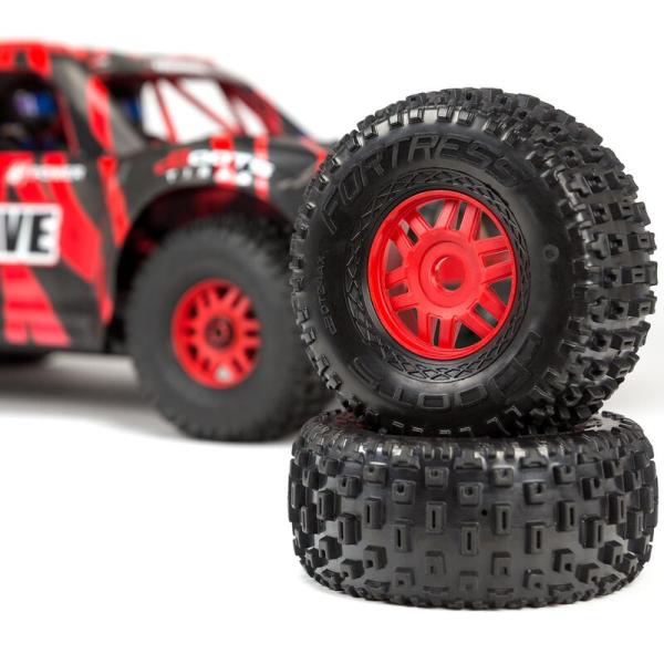 Arrma MOJAVE 6S 4WD BLX 1/7 Desert Truck RTR Red/Black - ARA7604V2T2