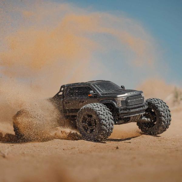 Arrma 1/7 BIG ROCK 6S 4X4 BLX Monster Truck Ofroad RC-Car RTR Gunmetal - ARA7612T1