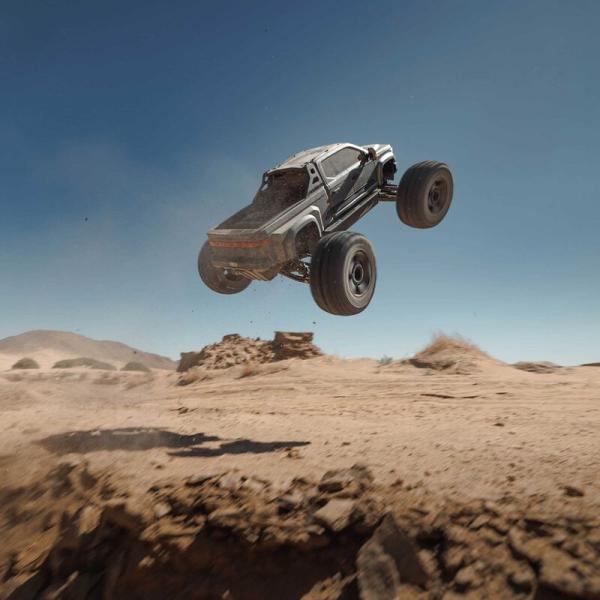 Arrma 1/7 BIG ROCK 6S 4X4 BLX Monster Truck Ofroad RC-Car RTR Gunmetal - ARA7612T1