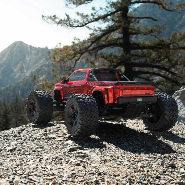 Arrma 1/7 BIG ROCK 6S 4X4 BLX Monster Truck Offroad RC-Car RTR Red - ARA7612T2