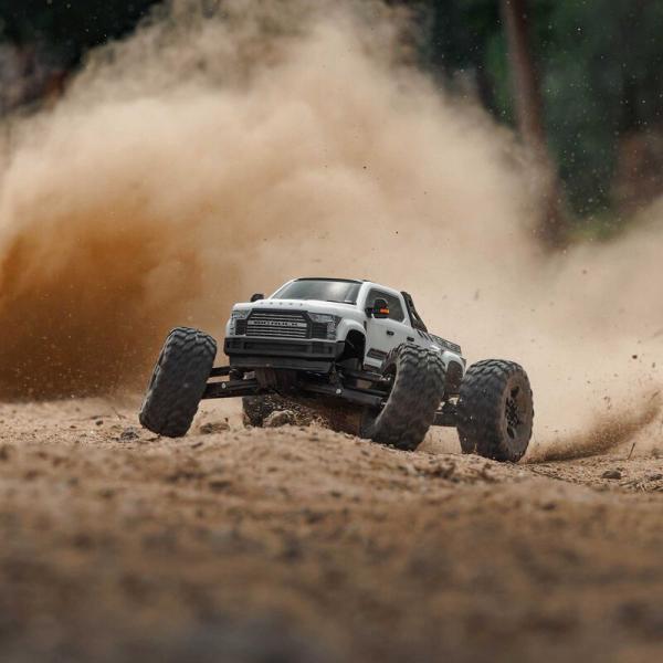 Arrma 1/7 BIG ROCK 6S 4X4 BLX Monster Truck Offroad RC-Car RTR White - ARA7612T3