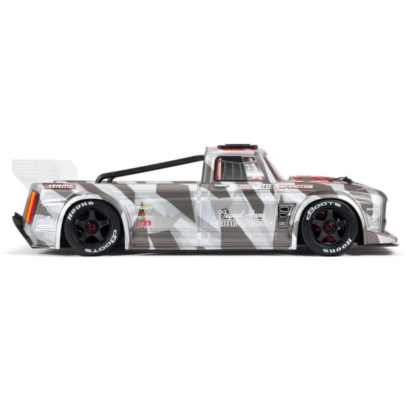 Arrma INFRACTION 6S BLX 1/7 All-Road Truck Silver RC-Car - ARA7615V2T2