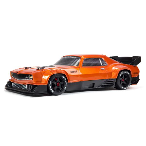Arrma FELONY 6S BLX Street Bash 1/7 All-Road Muscle RC-Car Orange RTR - ARA7617V2T2