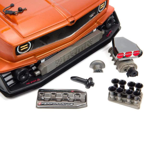 Arrma FELONY 6S BLX Street Bash 1/7 All-Road Muscle RC-Car Orange RTR - ARA7617V2T2
